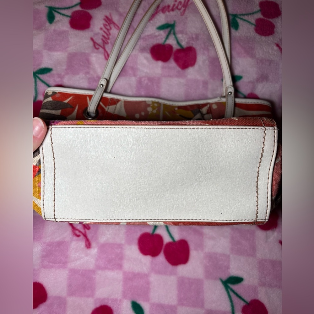 Relic by Fossil Heather Medium Tote Tropical Print canvas Handbag - Picture 5 of 12
